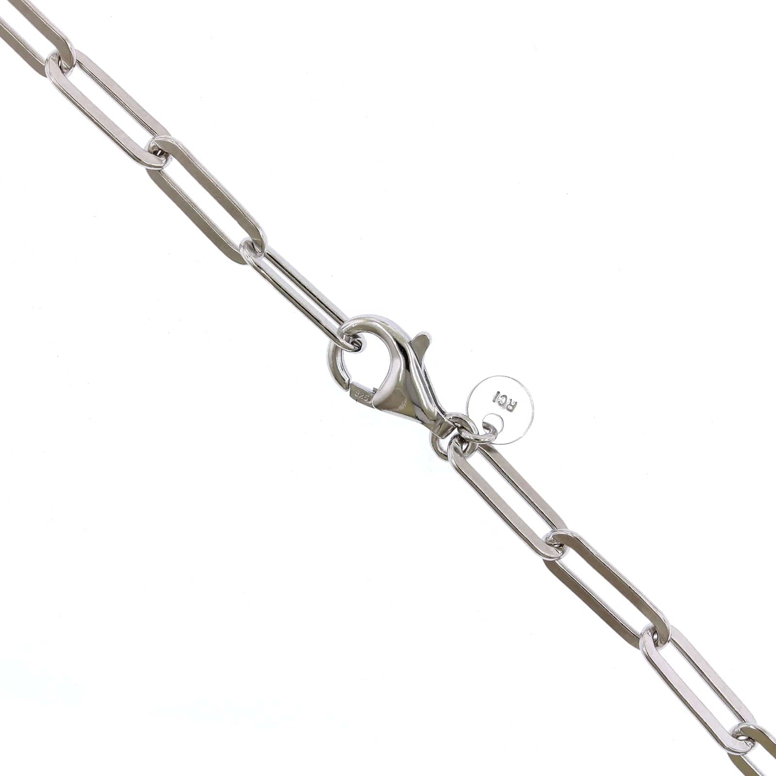 Sterling Silver Paperclip Necklace - Image 2