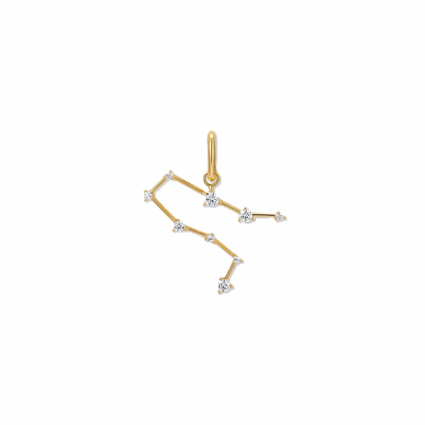 Fernando Jorge 18K Yellow Gold Celestial Diamond Gemini Pendant