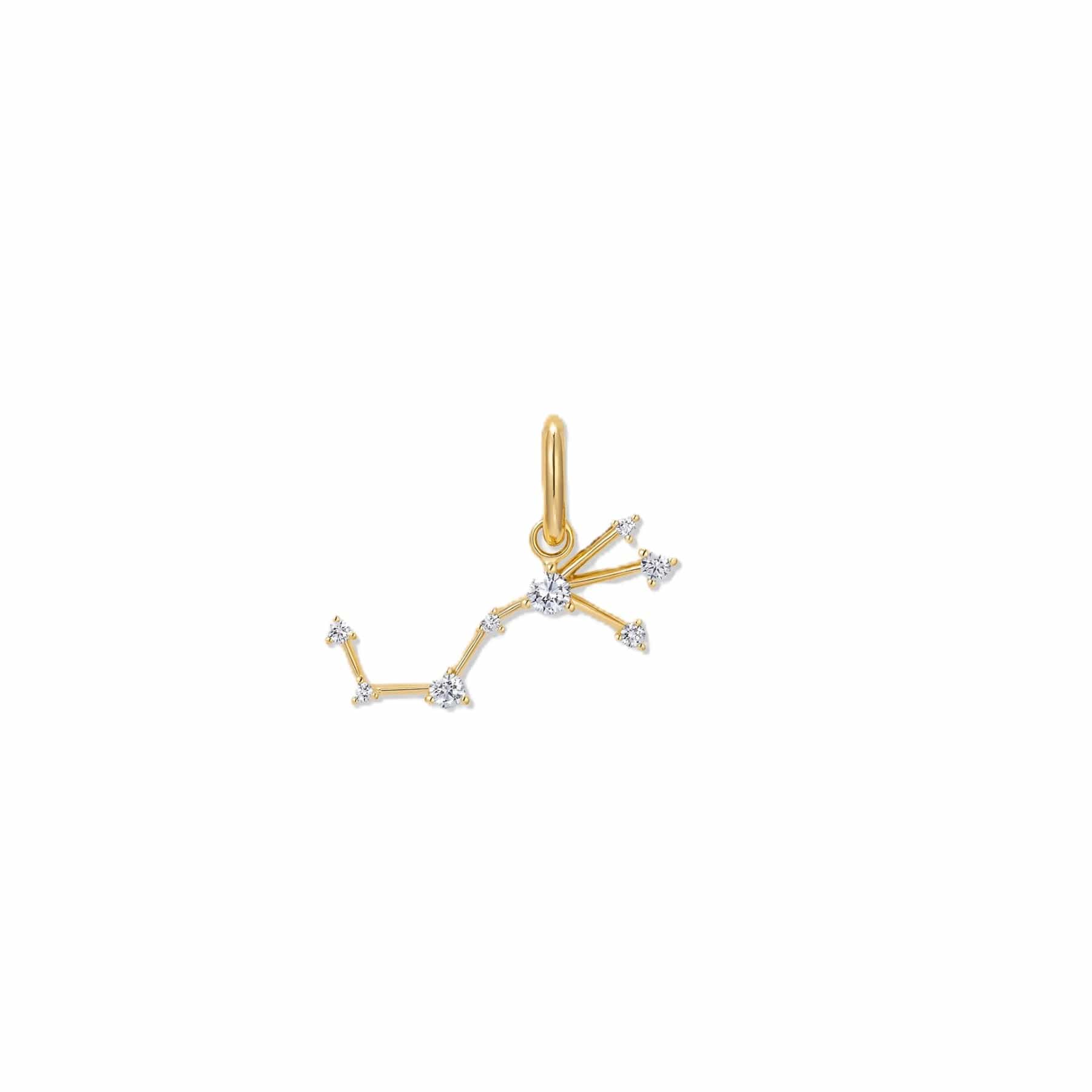 Fernando Jorge 18K Yellow Gold Celestial Diamond Scorpio Pendant