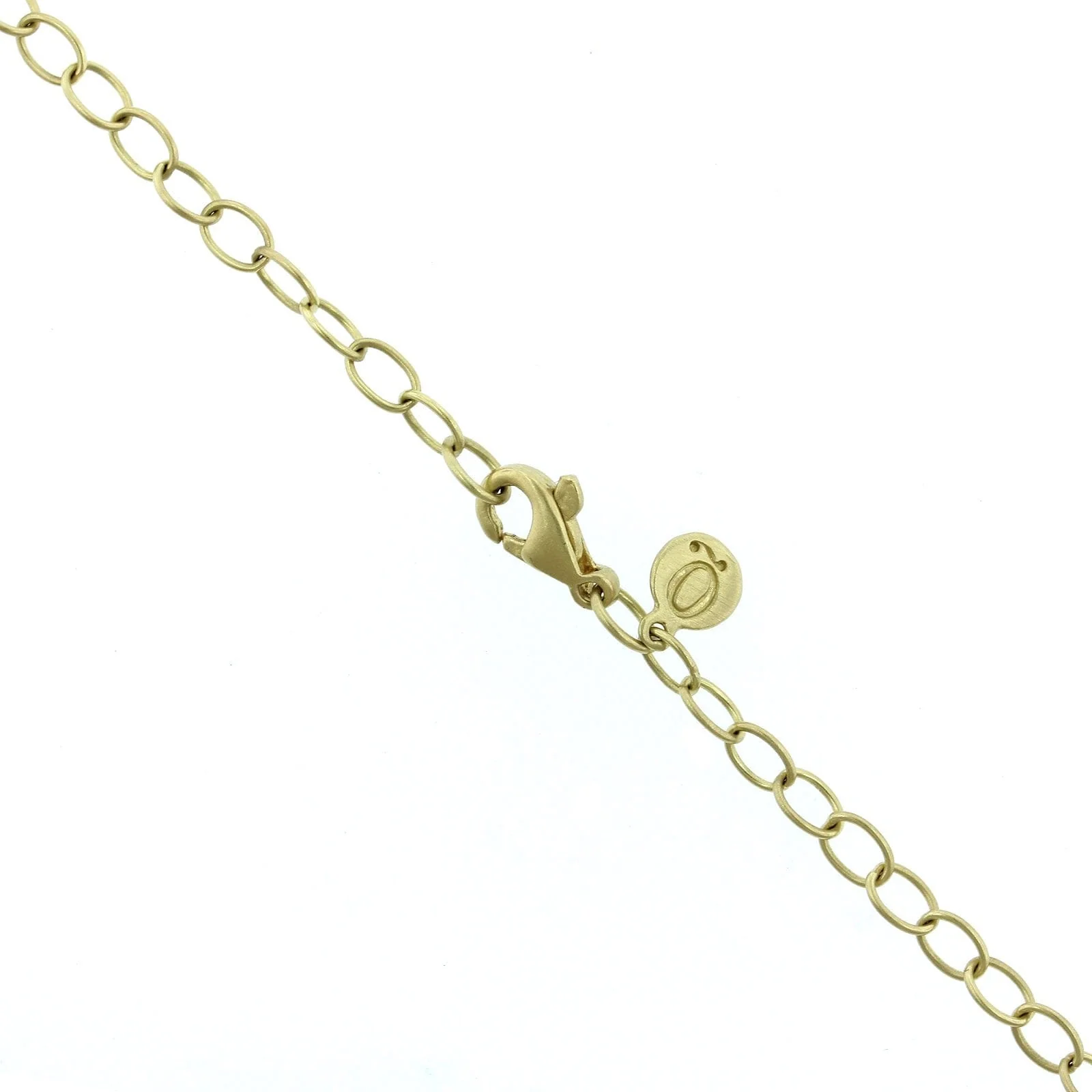 Suzy Landa 18K Yellow Gold Handmade Oval Link Chain - Image 3