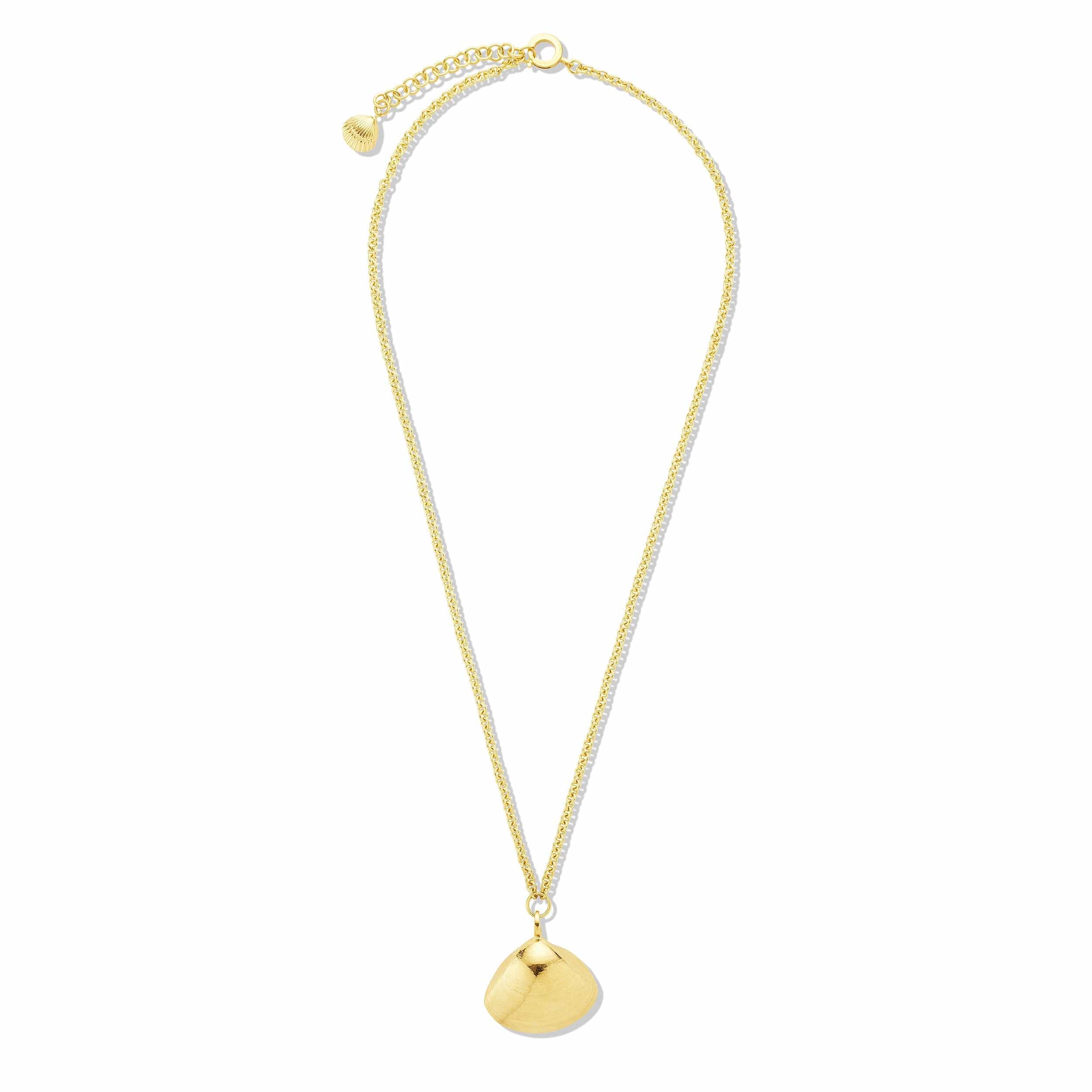 CADAR 18K Yellow Gold Shell Necklace