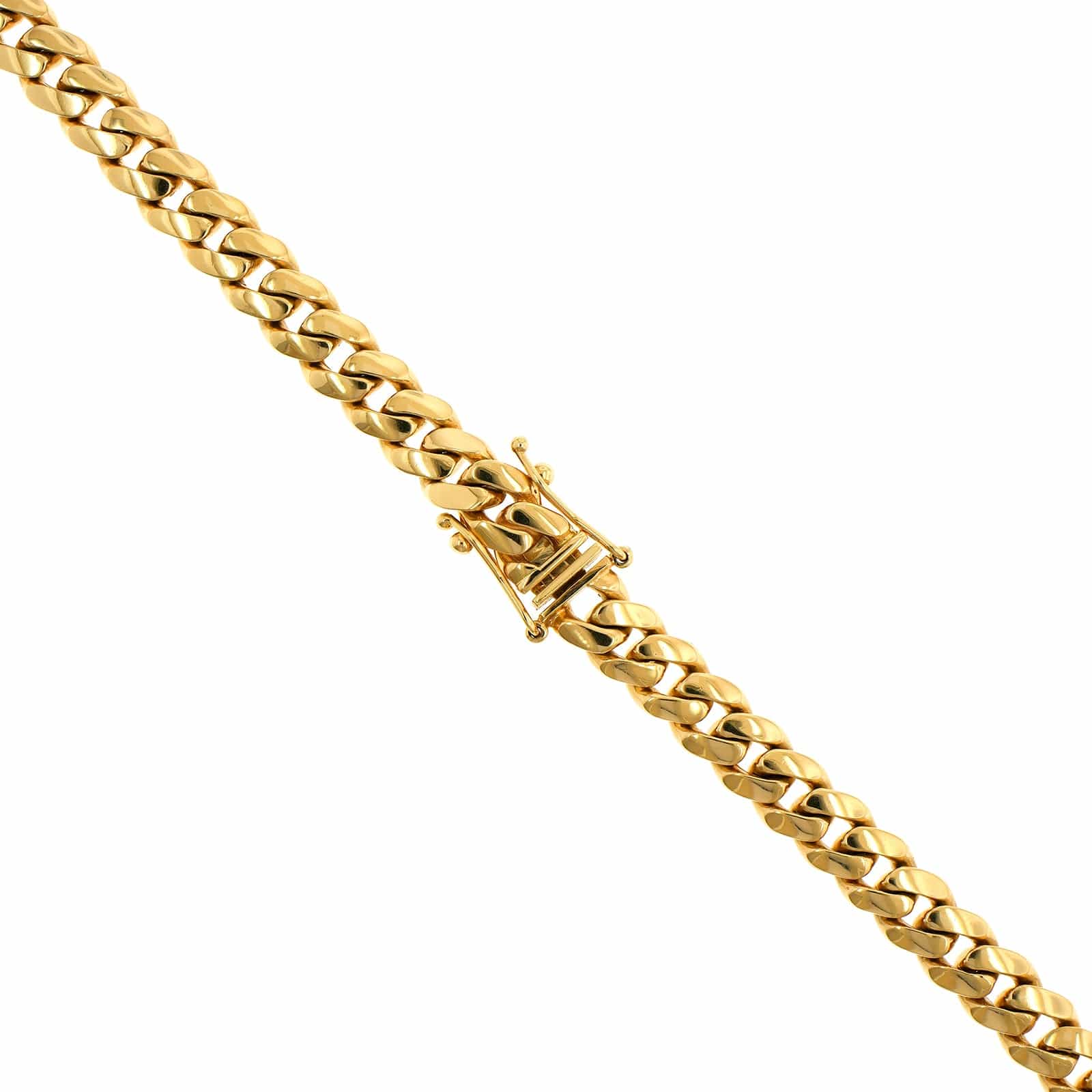 18K Yellow Gold 20" Cuban Chain Necklace - Image 2