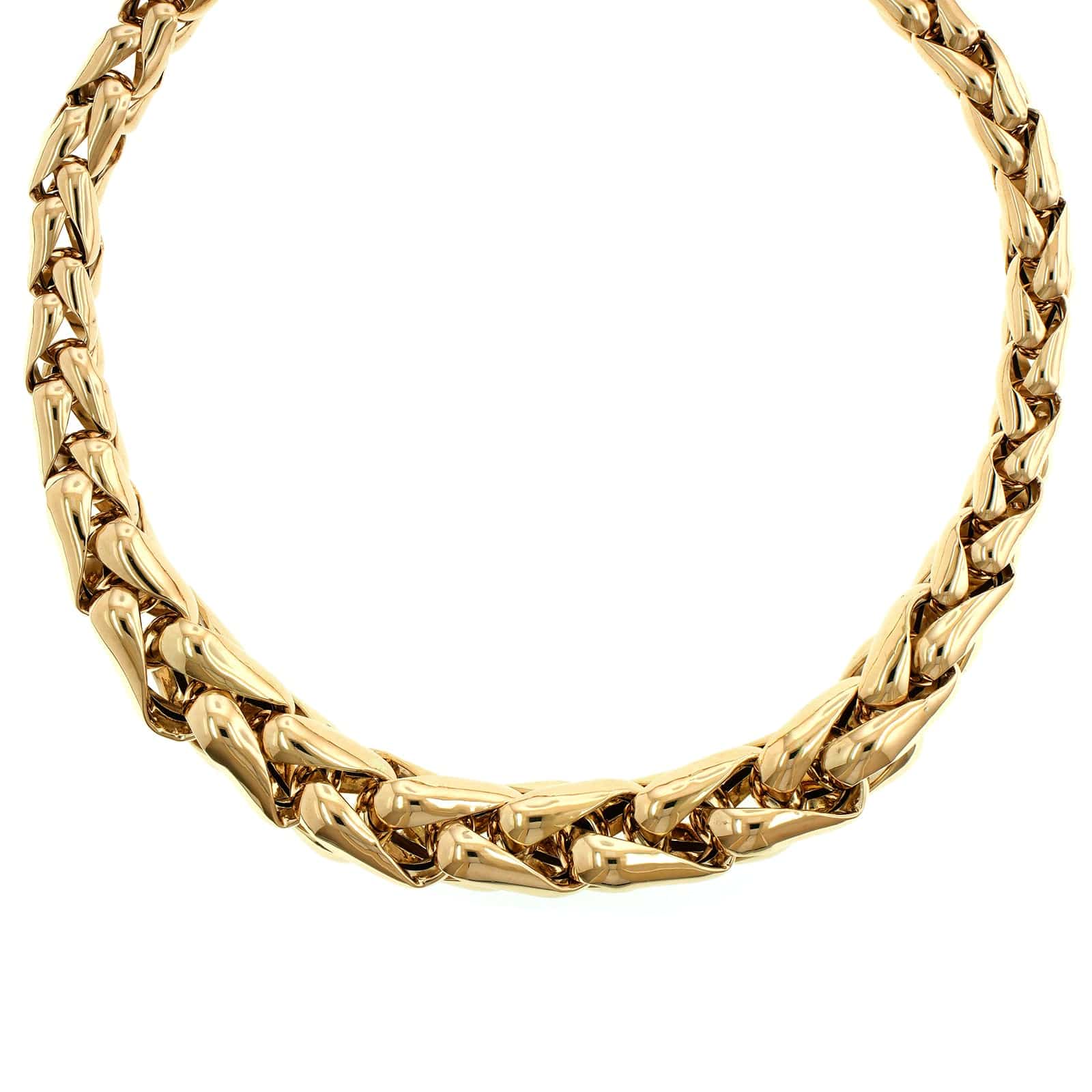 Lauren Rubinski 14K Yellow Gold Large Link GIA Necklace