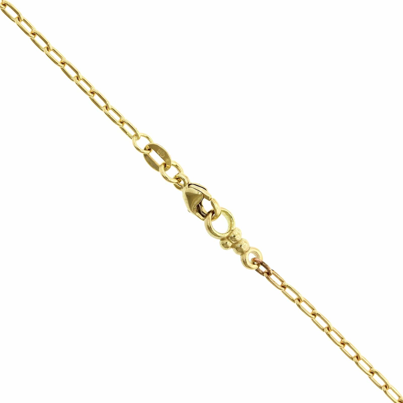 14K Yellow Gold Medium Chain Link Necklace - Image 2