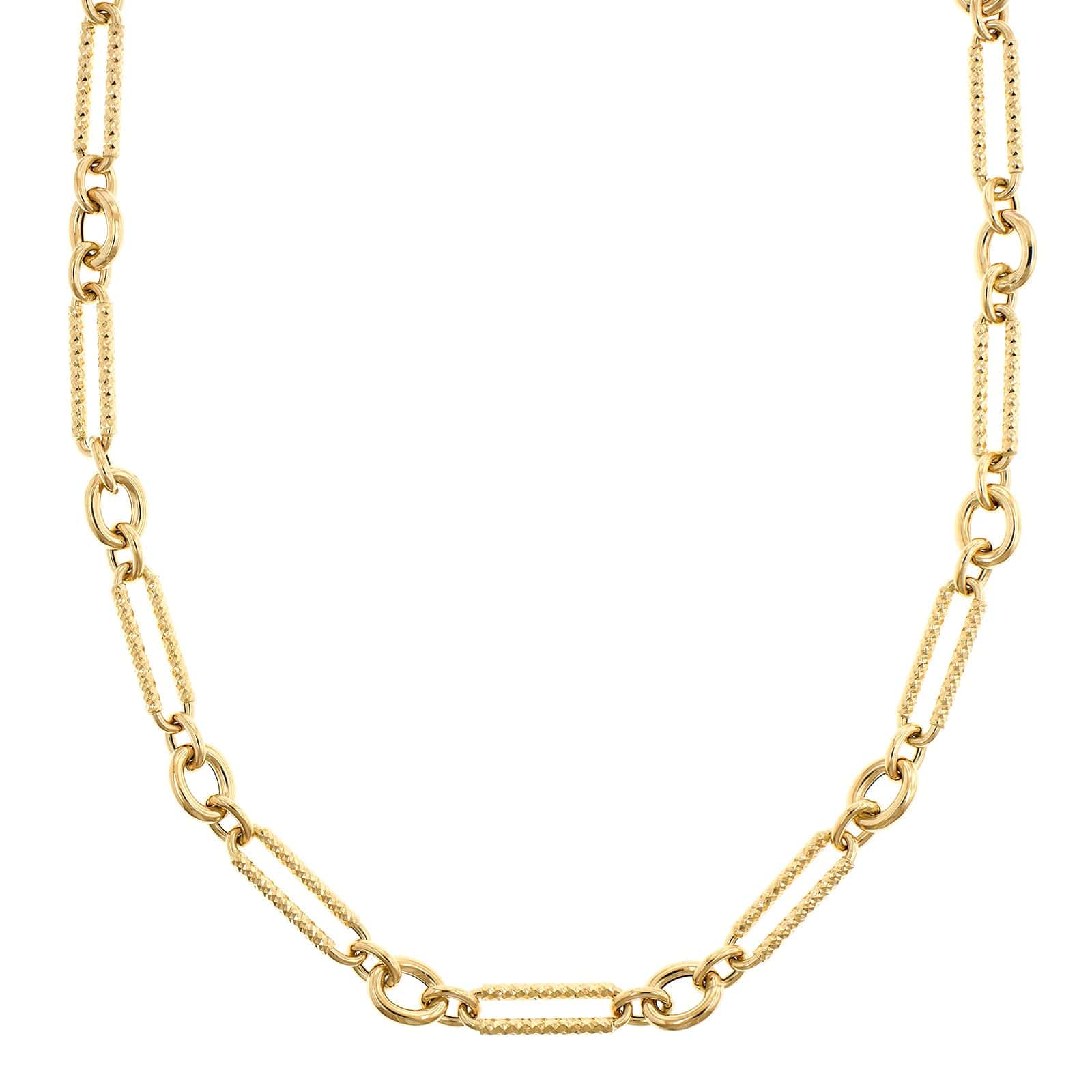Lauren Rubinski 14K Yellow Gold Miuccia Extra Small Chain Link Necklace