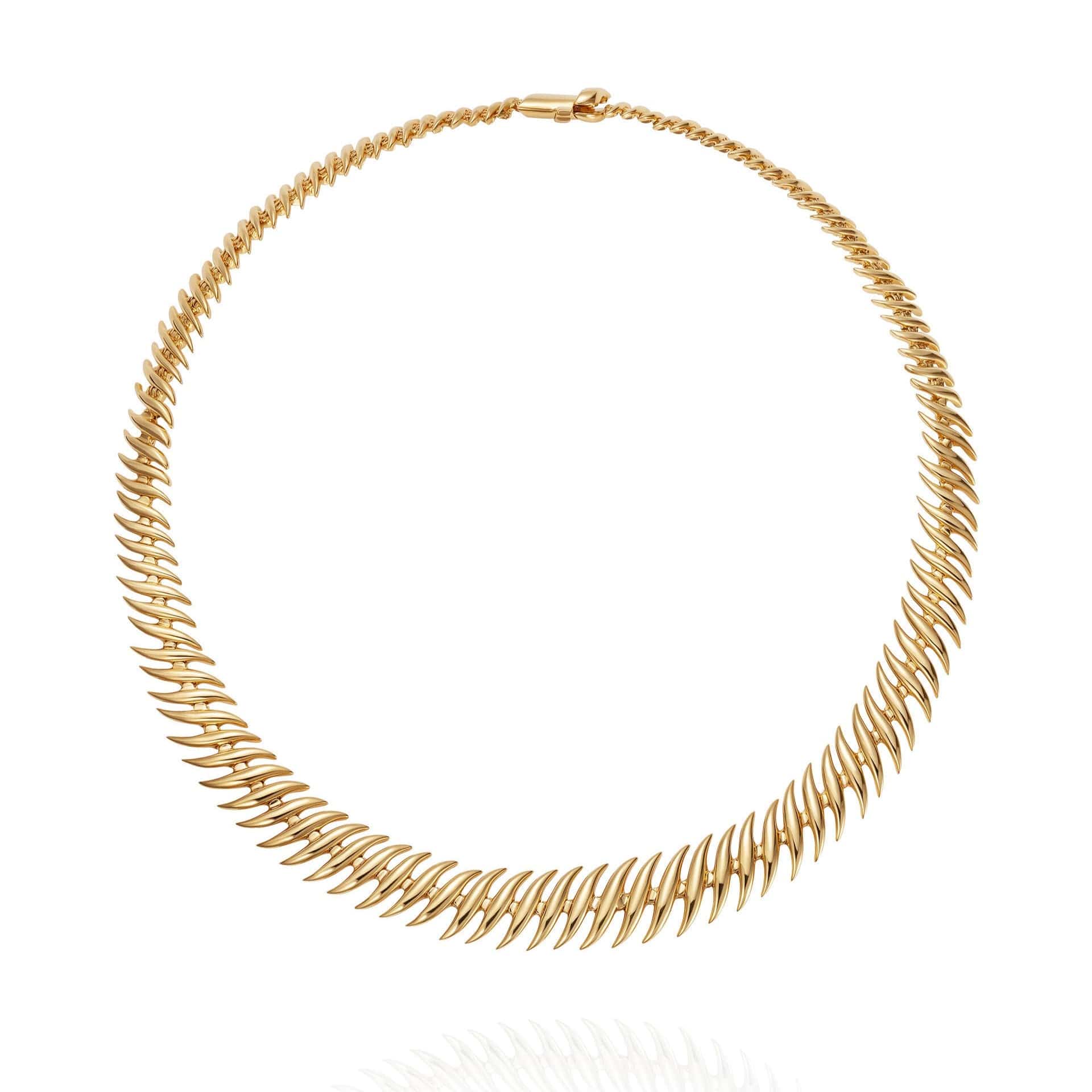 Fernando Jorge 18K Yellow Gold Small Flame Necklace