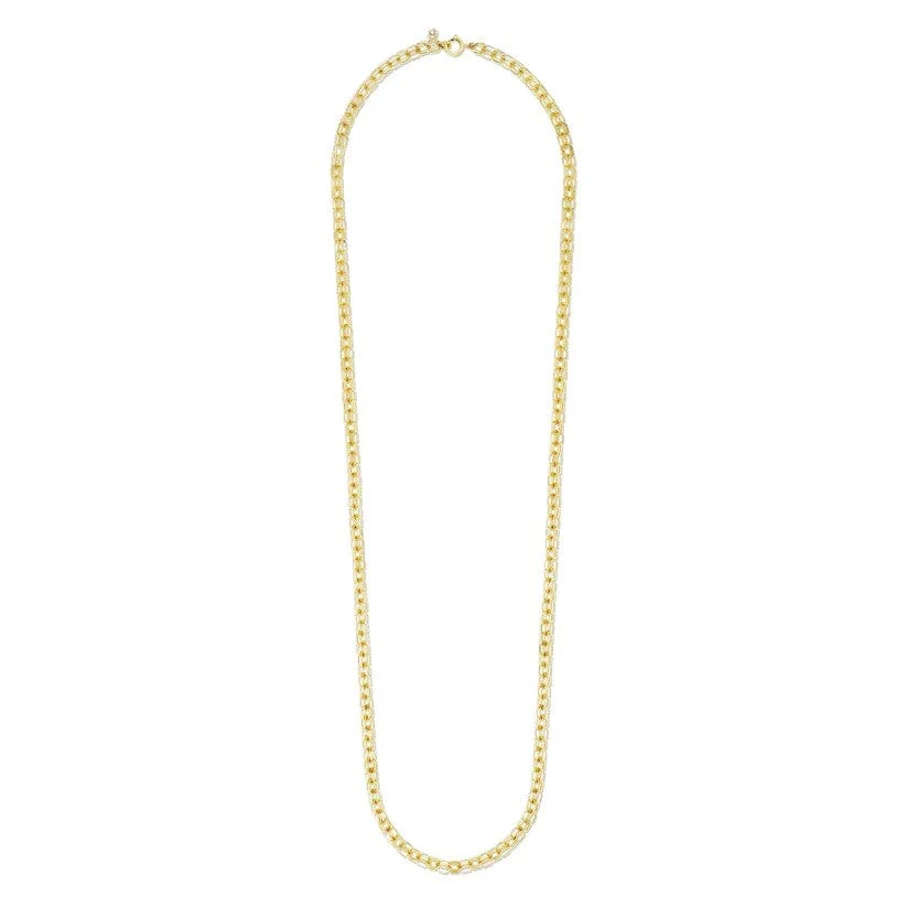 CADAR 18K Yellow Gold B Home Chain Necklace