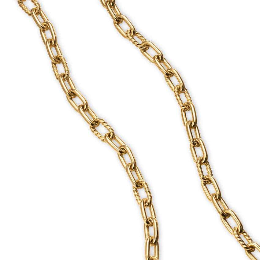 DY Madison® Chain Necklace 18K Yellow Gold, 6mm - Image 2