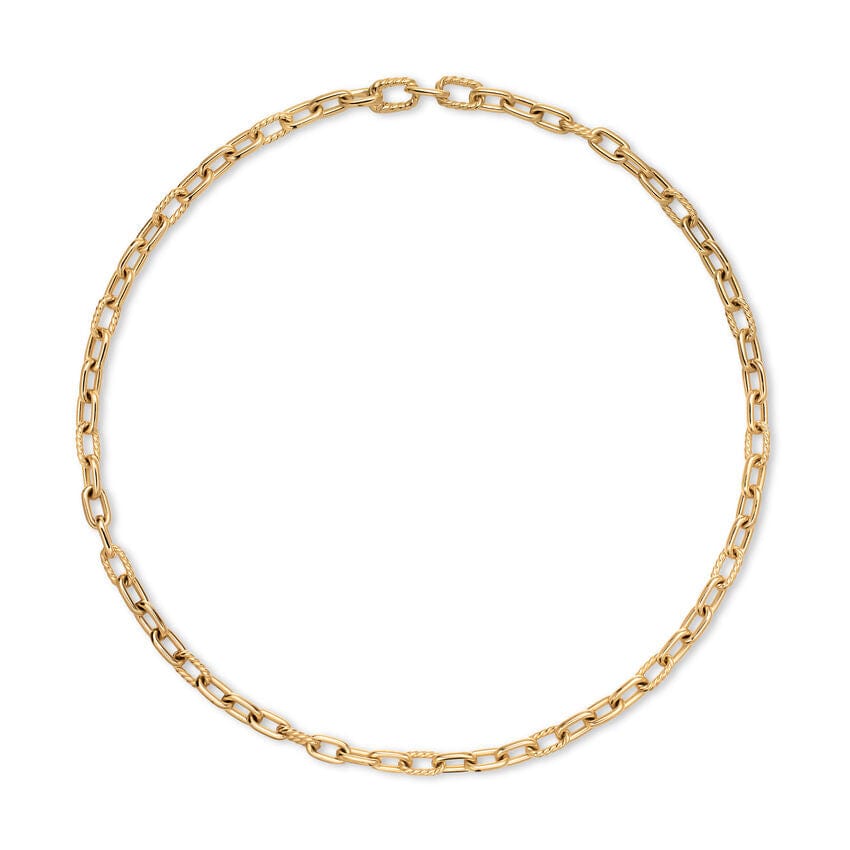 DY Madison® Chain Necklace 18K Yellow Gold, 6mm - Image 3