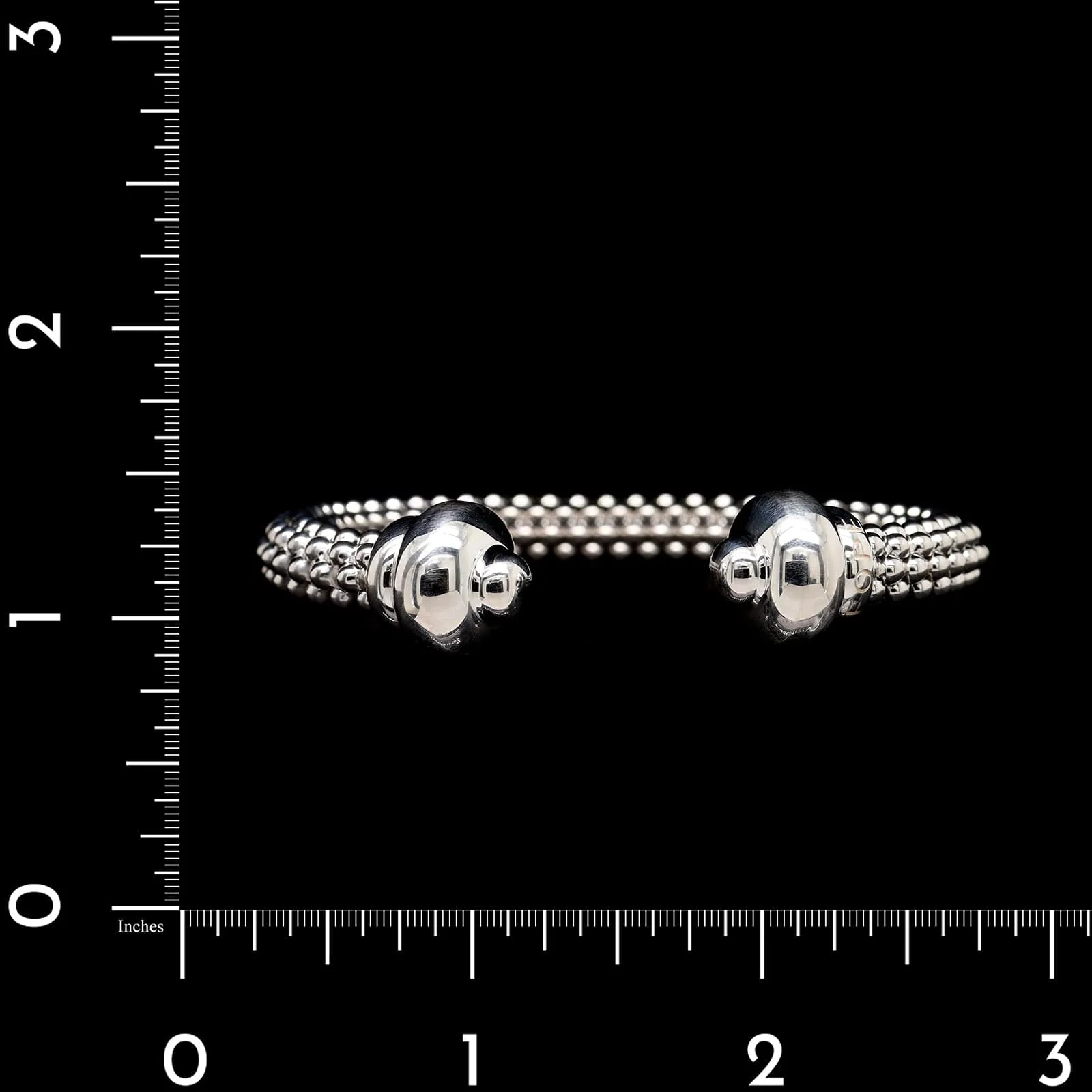 Fope 18K White Gold Estate Cuff Bracelet - Image 4