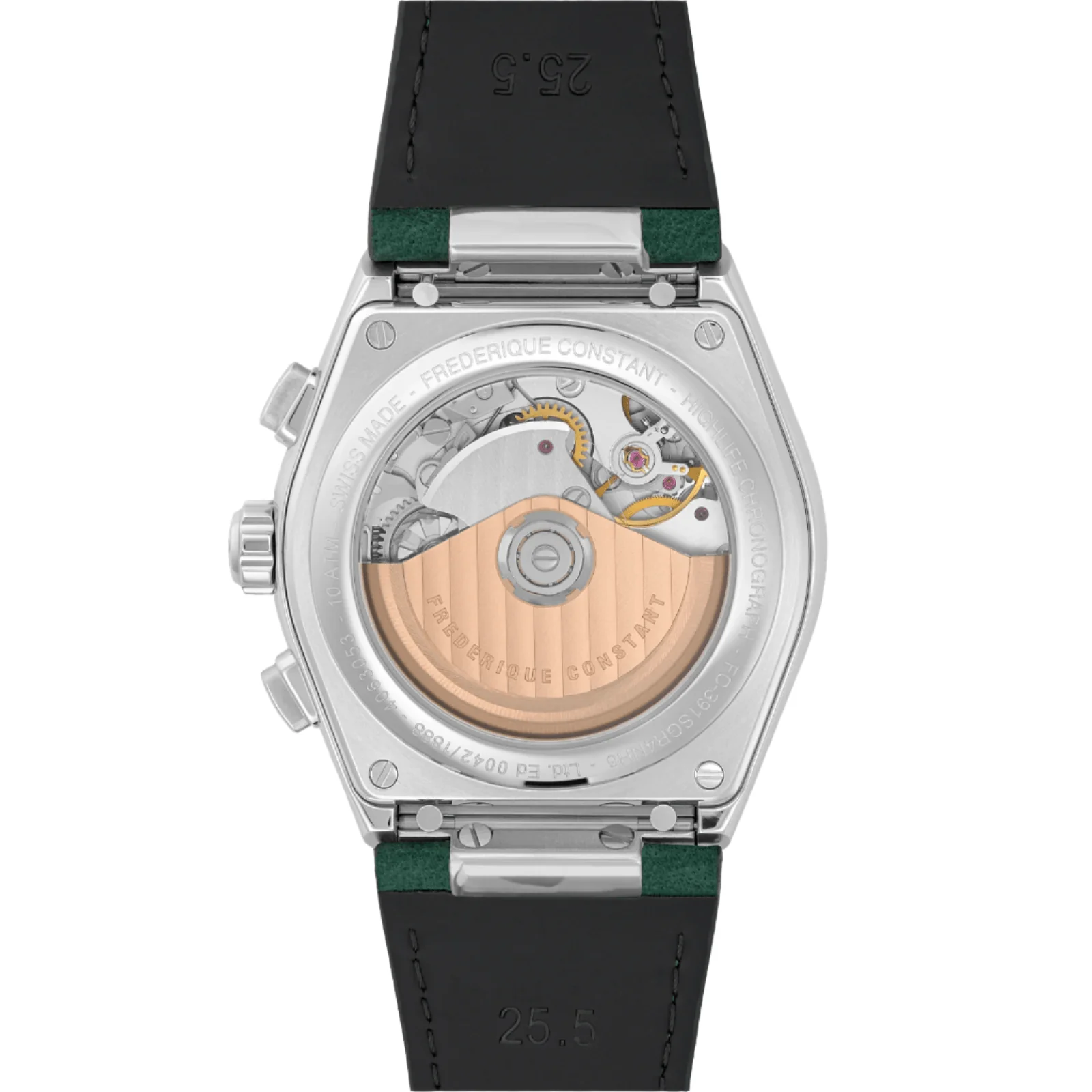 Frederique Constant Highlife Chronograph Automatic Stainless Steel FC-391SGR4NH6 - Image 3