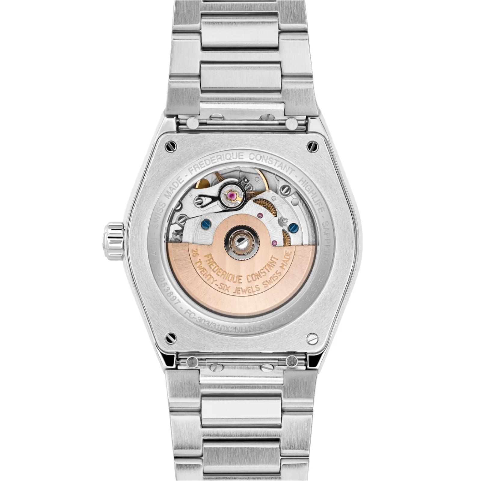 Frederique Constant Highlife Ladies Automatic Stainless Steel FC-303LPD2NH6B - Image 3