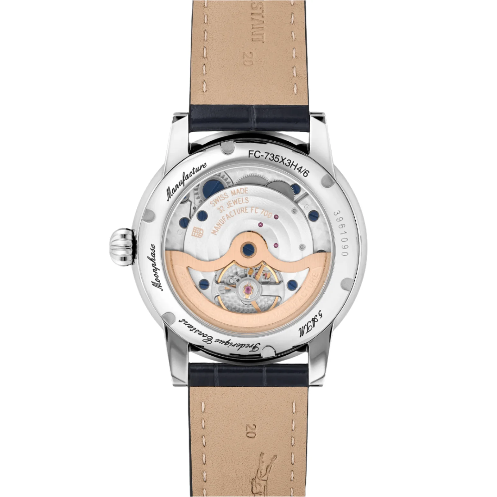 Frederique Constant Manufacture Classic Big Date Automatic Stainless Steel FC-735S3H6 - Image 3
