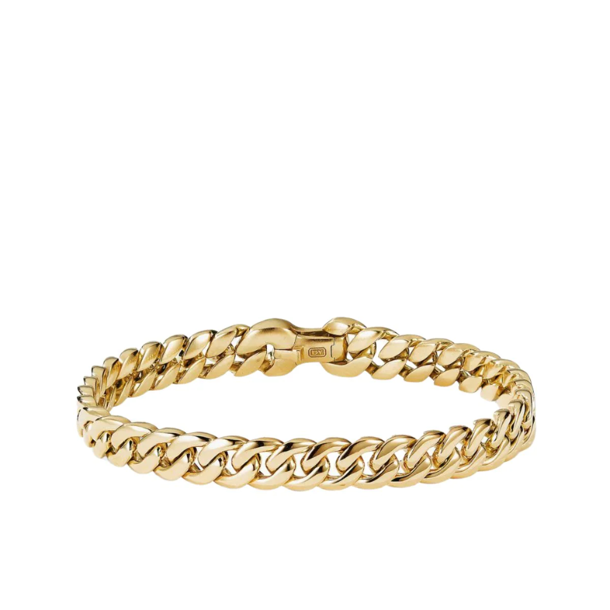 Curb Chain Bracelet in 18K Yellow Gold
