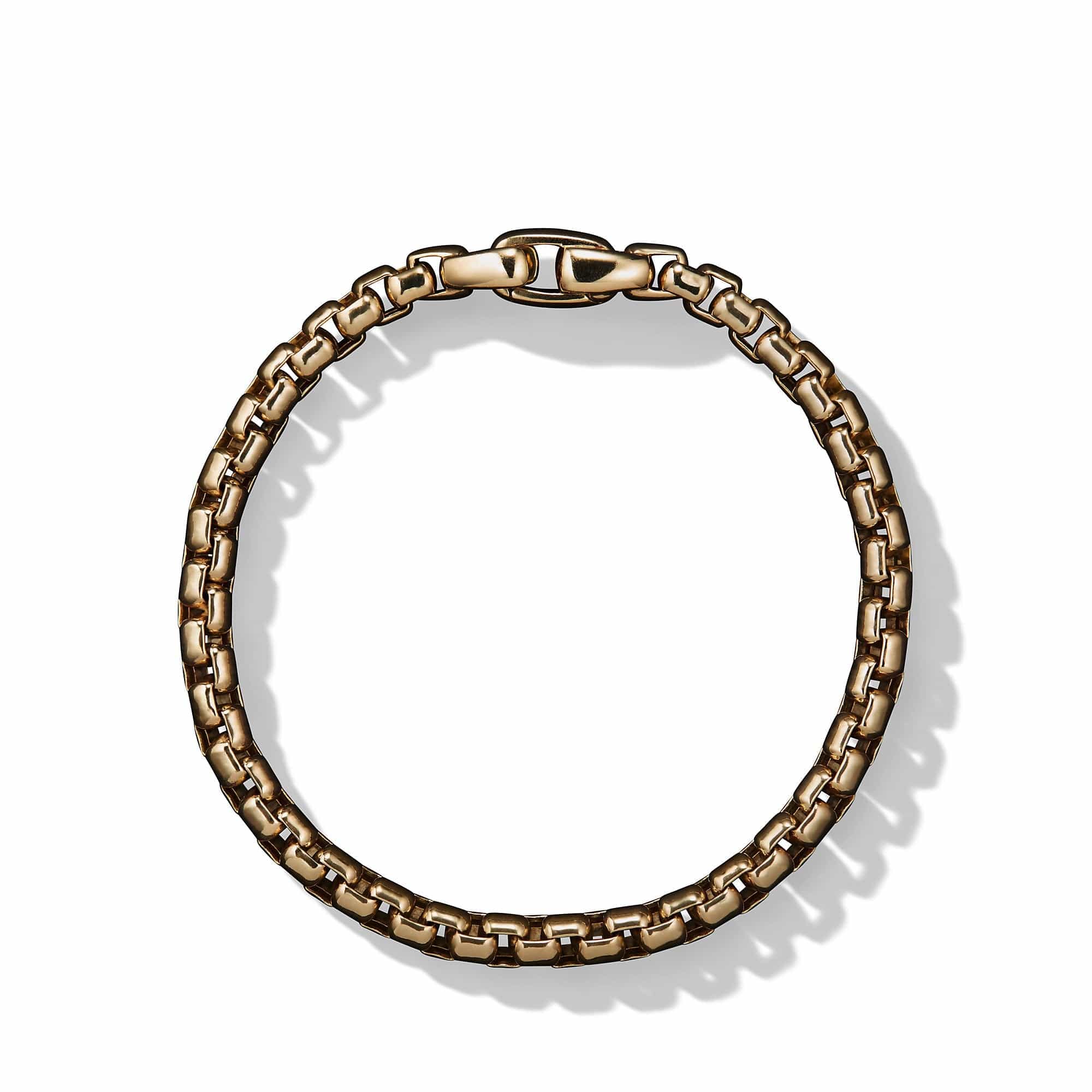 Box Chain Bracelet in 18K Yellow Gold - Image 3