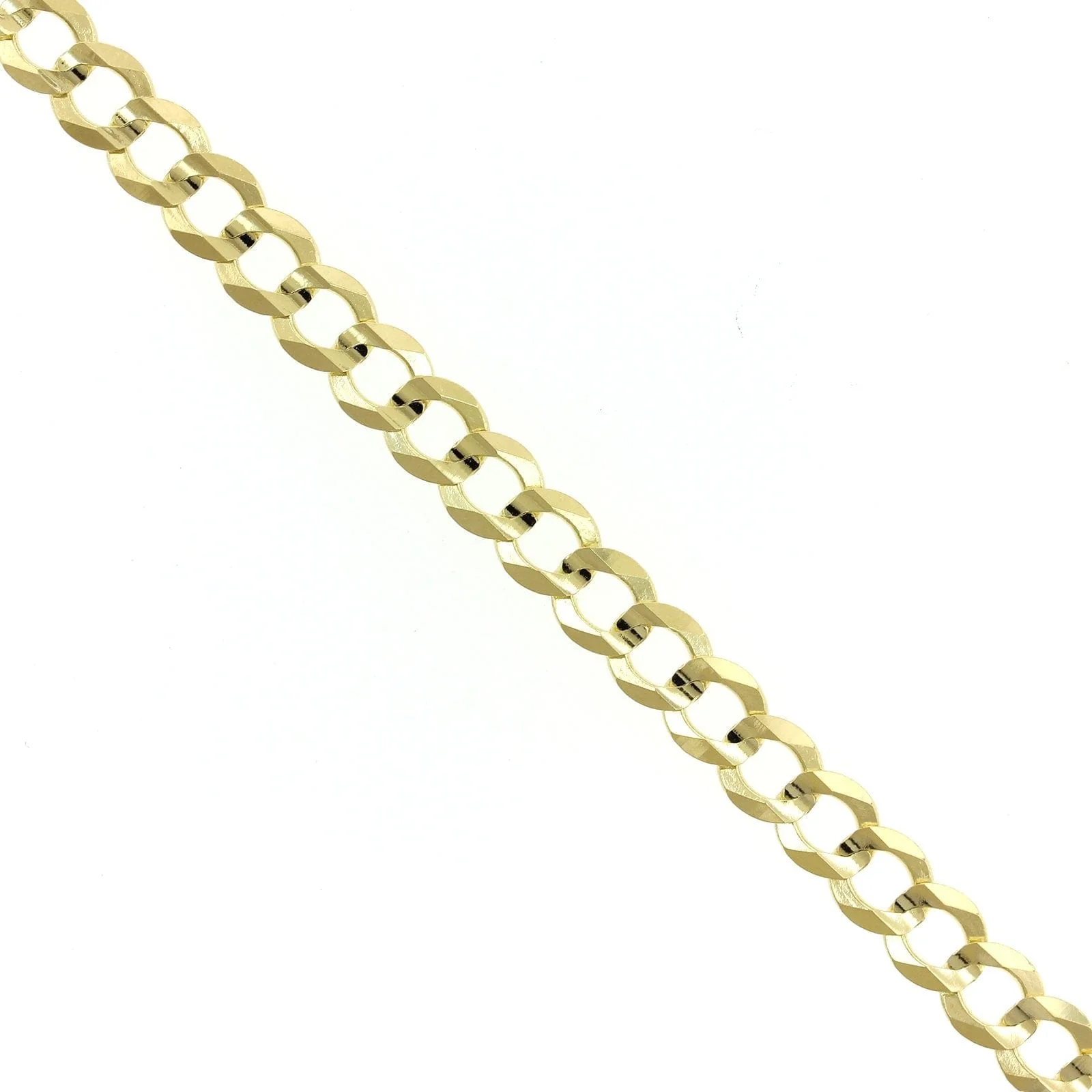 14K Yellow Gold Curb Link Bracelet - Image 2