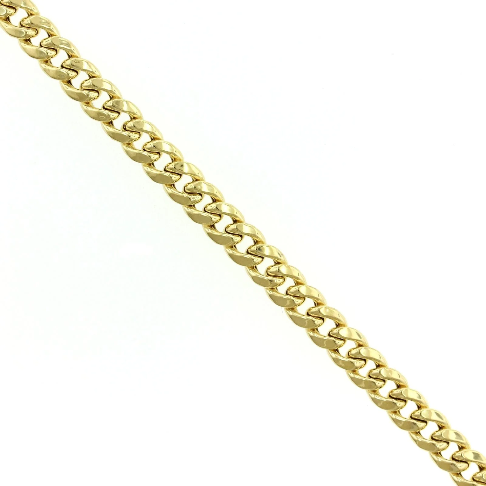 14K Yellow Gold Curb Link Bracelet - Image 2