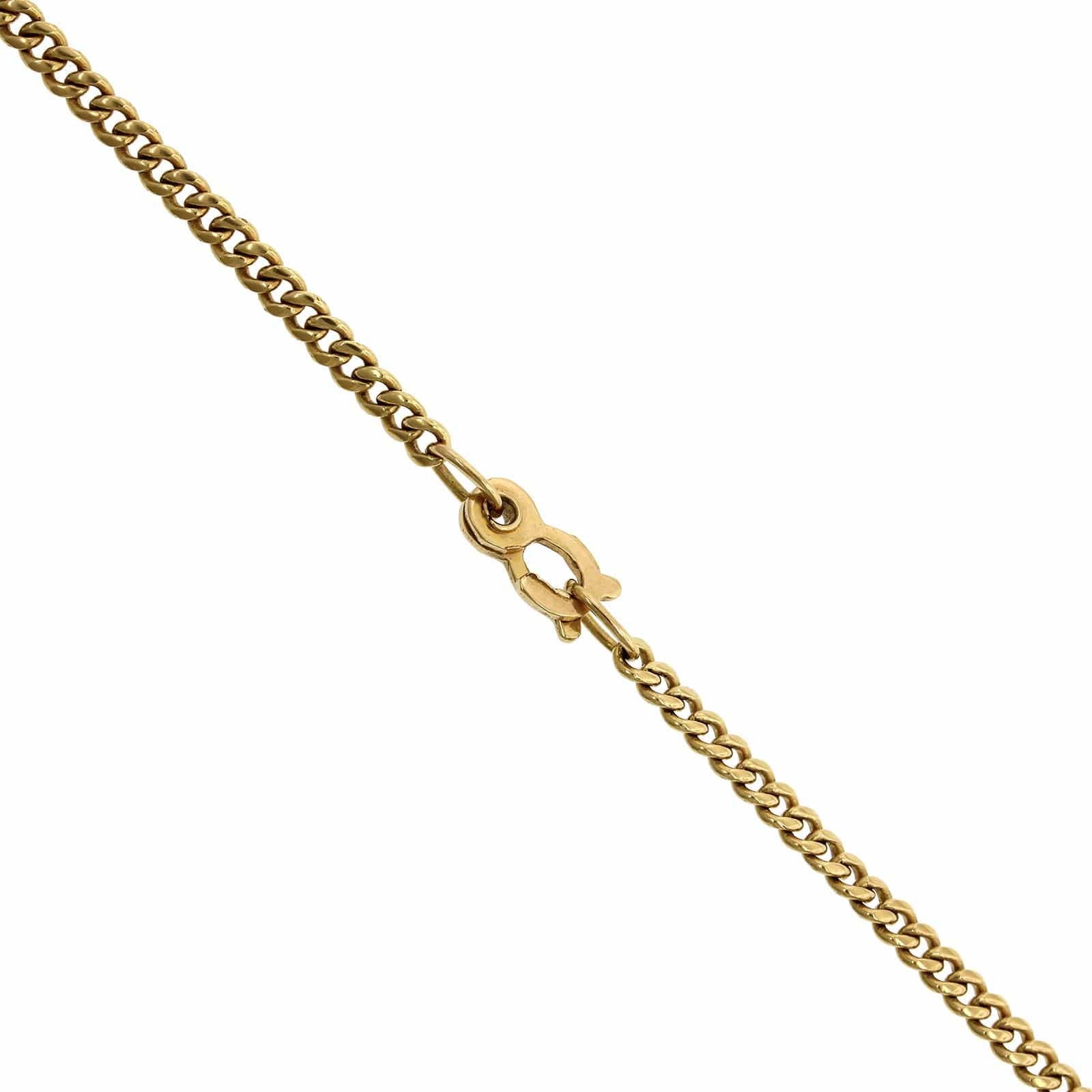 18K Yellow Gold Israel Coin Necklace - Image 3