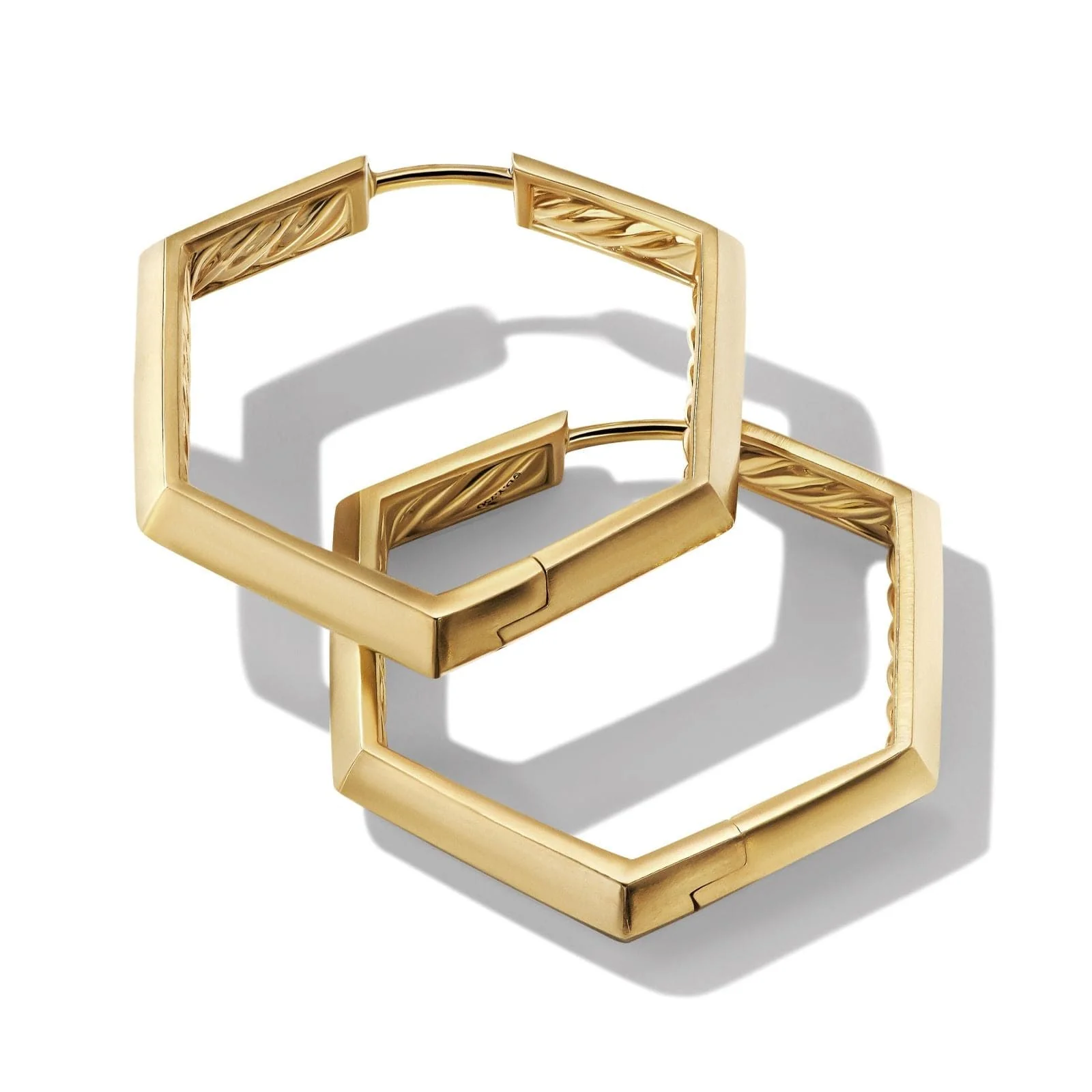 Carlyle Hoop Earrings in 18K Yellow Gold - Image 2