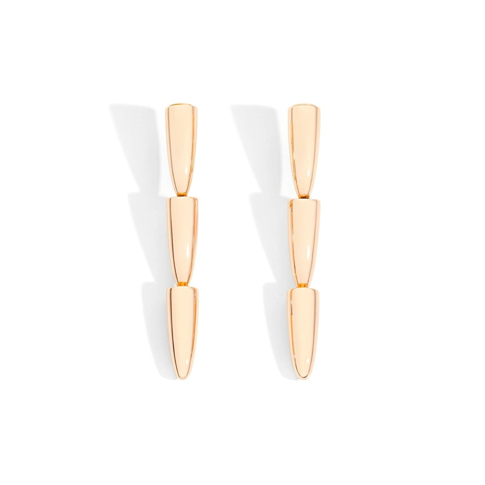 Vhernier 18K Rose Gold Call Drop Earrings