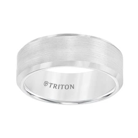 Tungsten Band with Satin Finish Center Polished Edges - Image 2