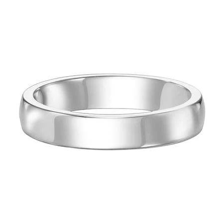 14K White Gold High Polished Band