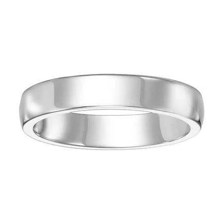 14K White Gold High Polished Band - Image 2