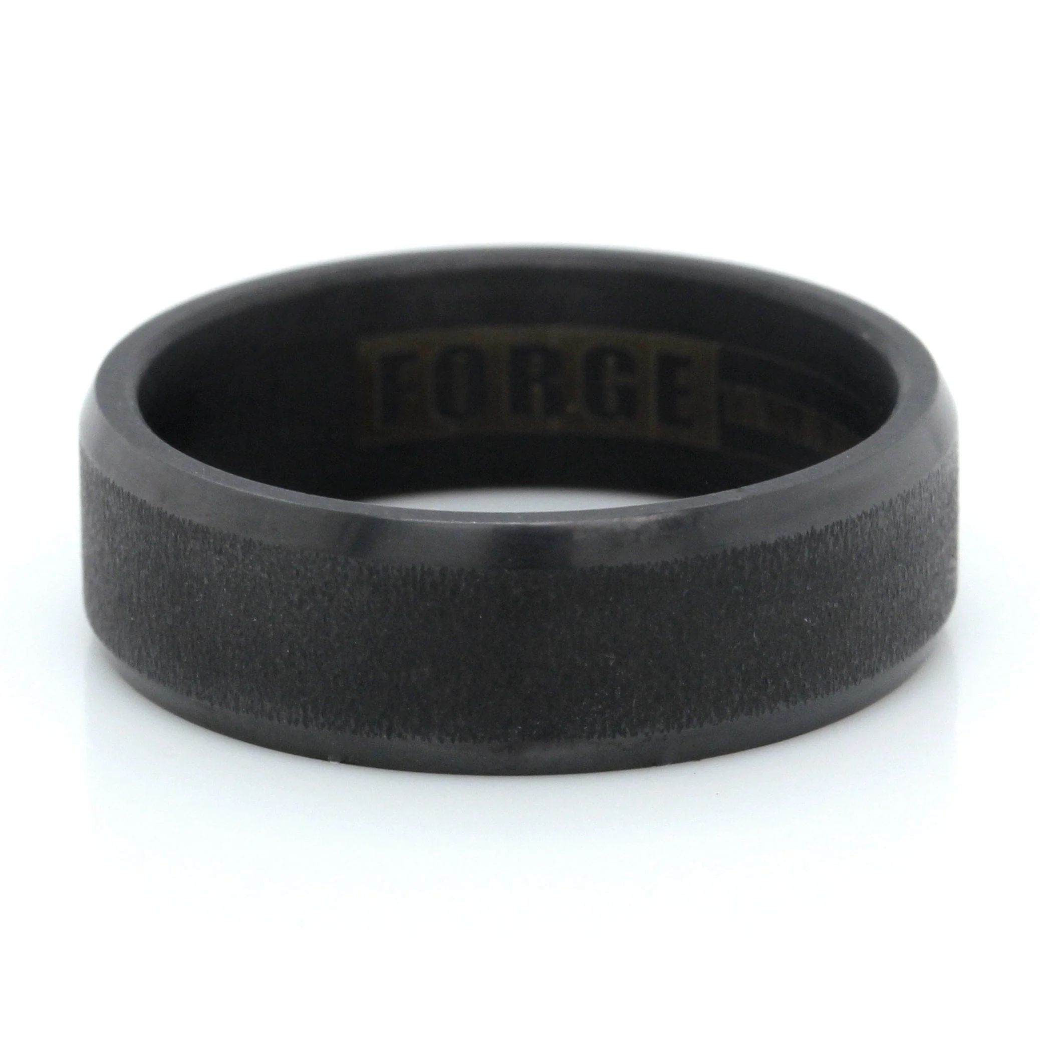 Tantalum Band with A Wired Center and High Polish Edges - Image 4