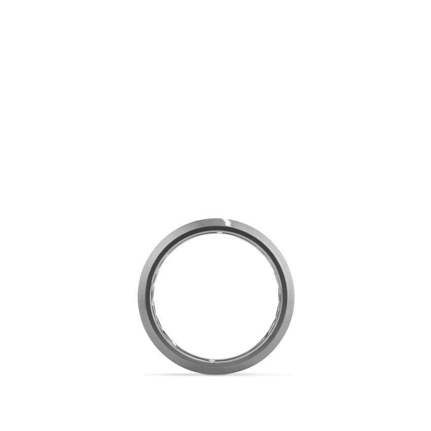 Beveled Band in Grey Titanium - Image 2