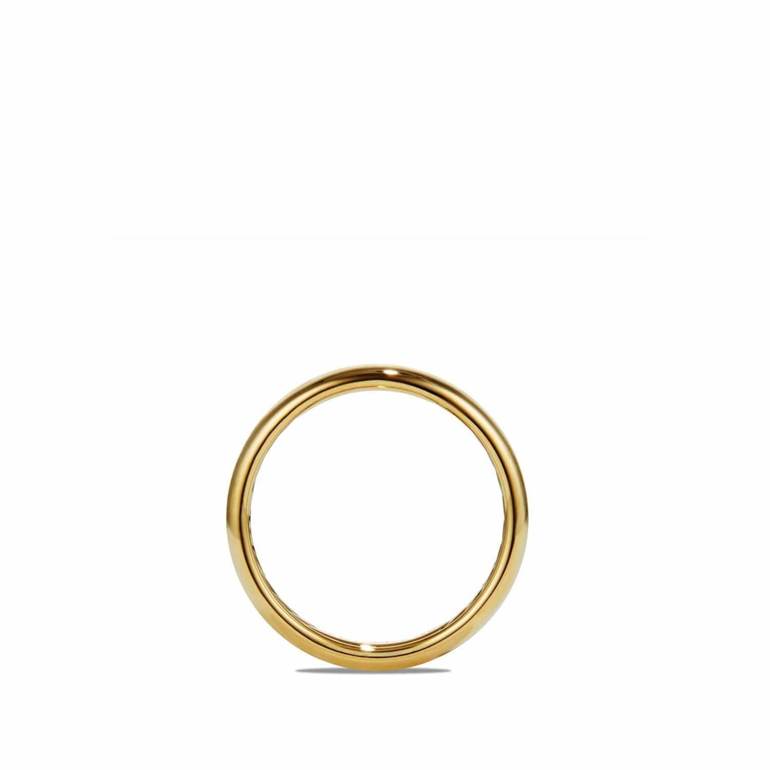 DY Classic Band Ring in 18K Yellow Gold - Image 2