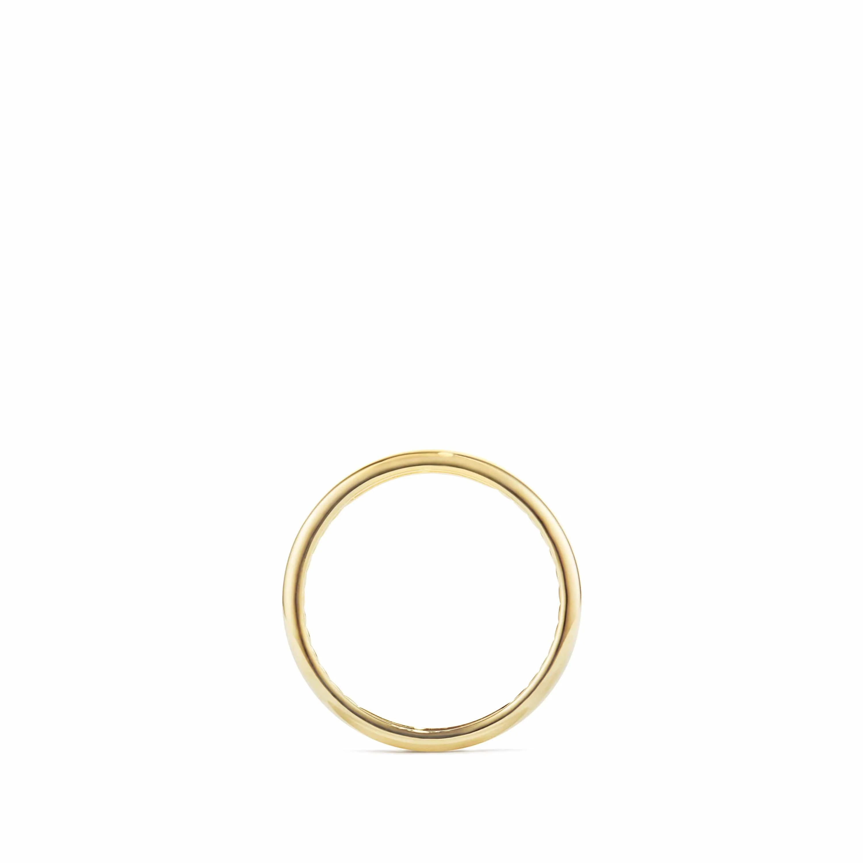 DY Classic Band Ring in 18K Yellow Gold, 3.5mm - Image 2
