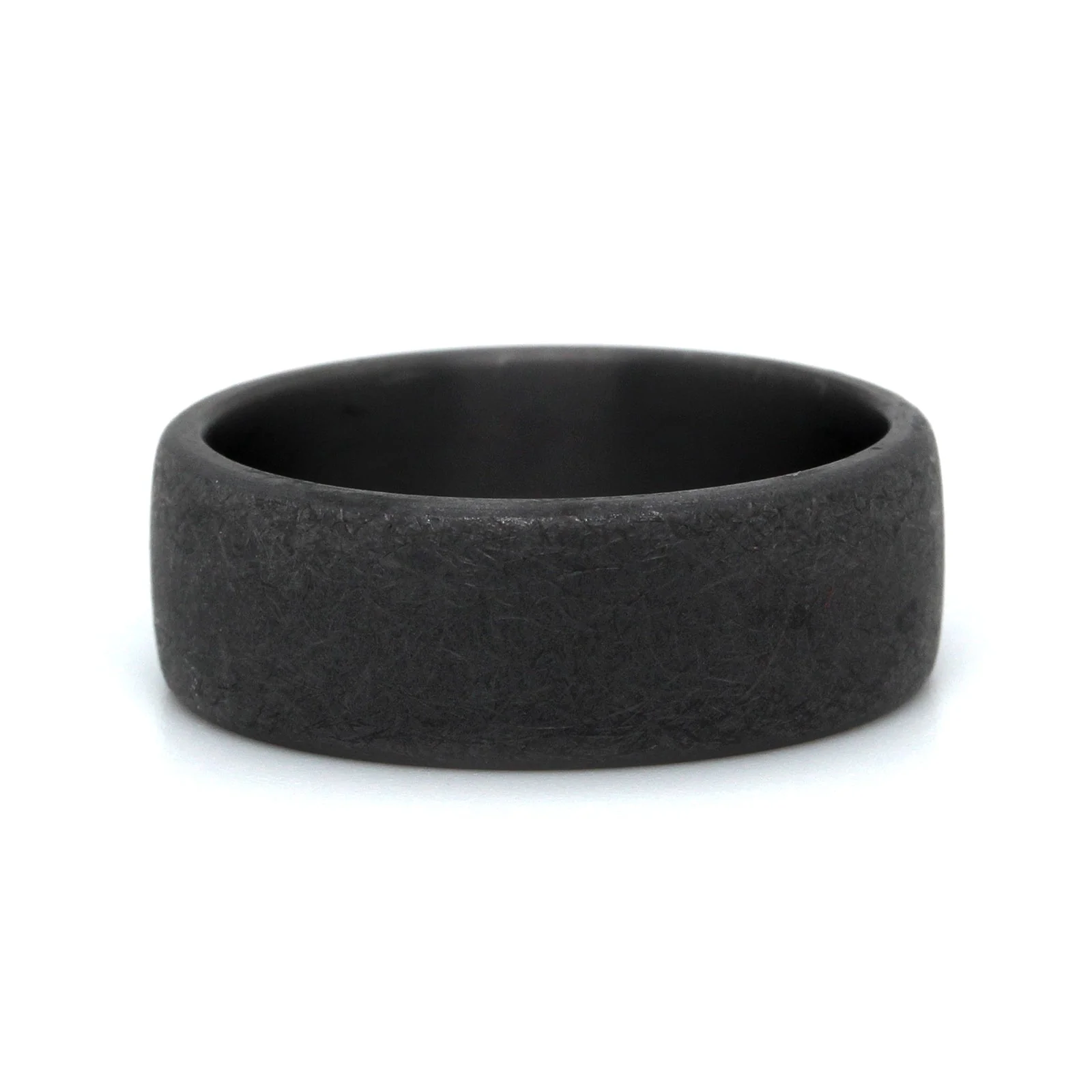 Tantalum Domed Swirl Finish Wedding Ring