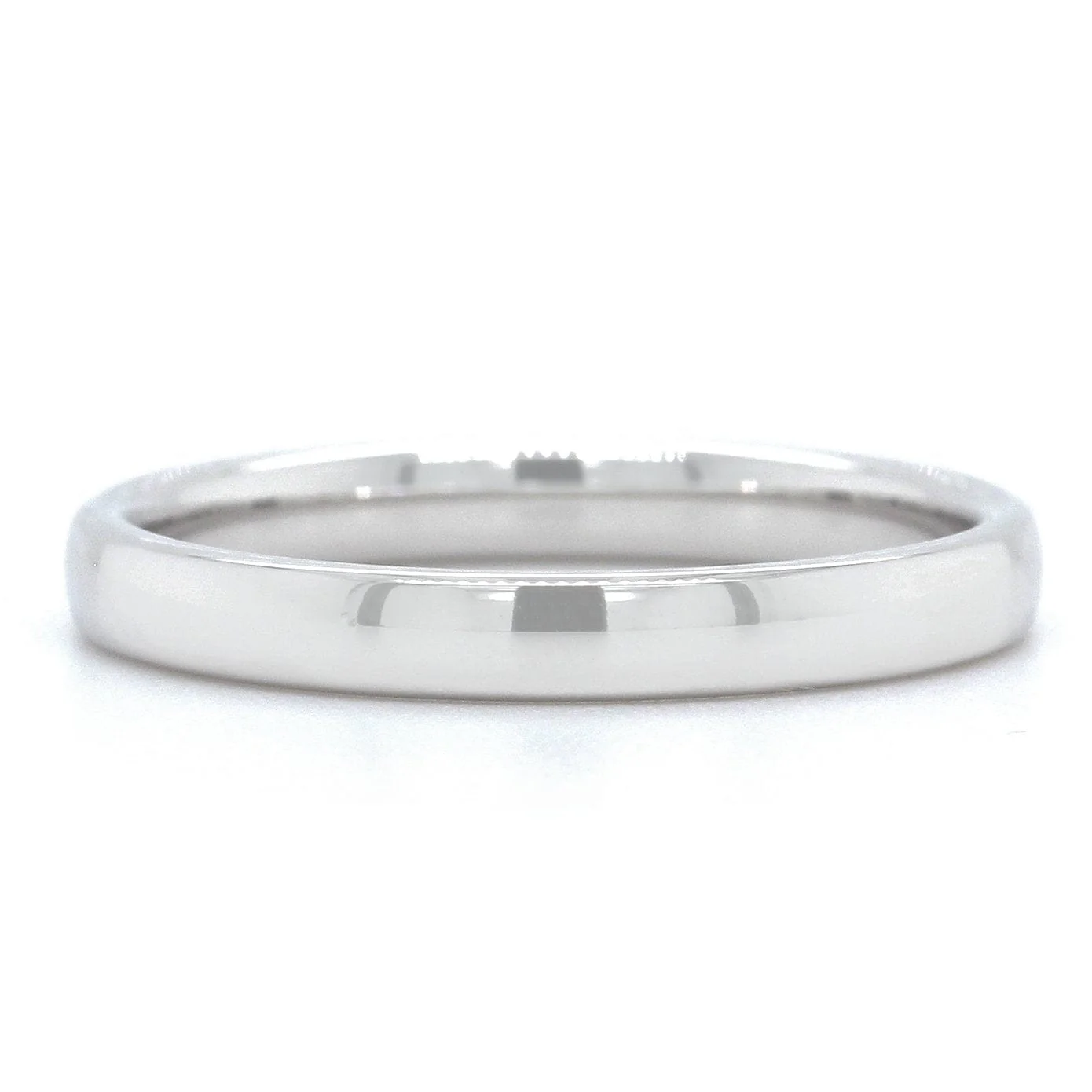 14K White Gold Polished Band