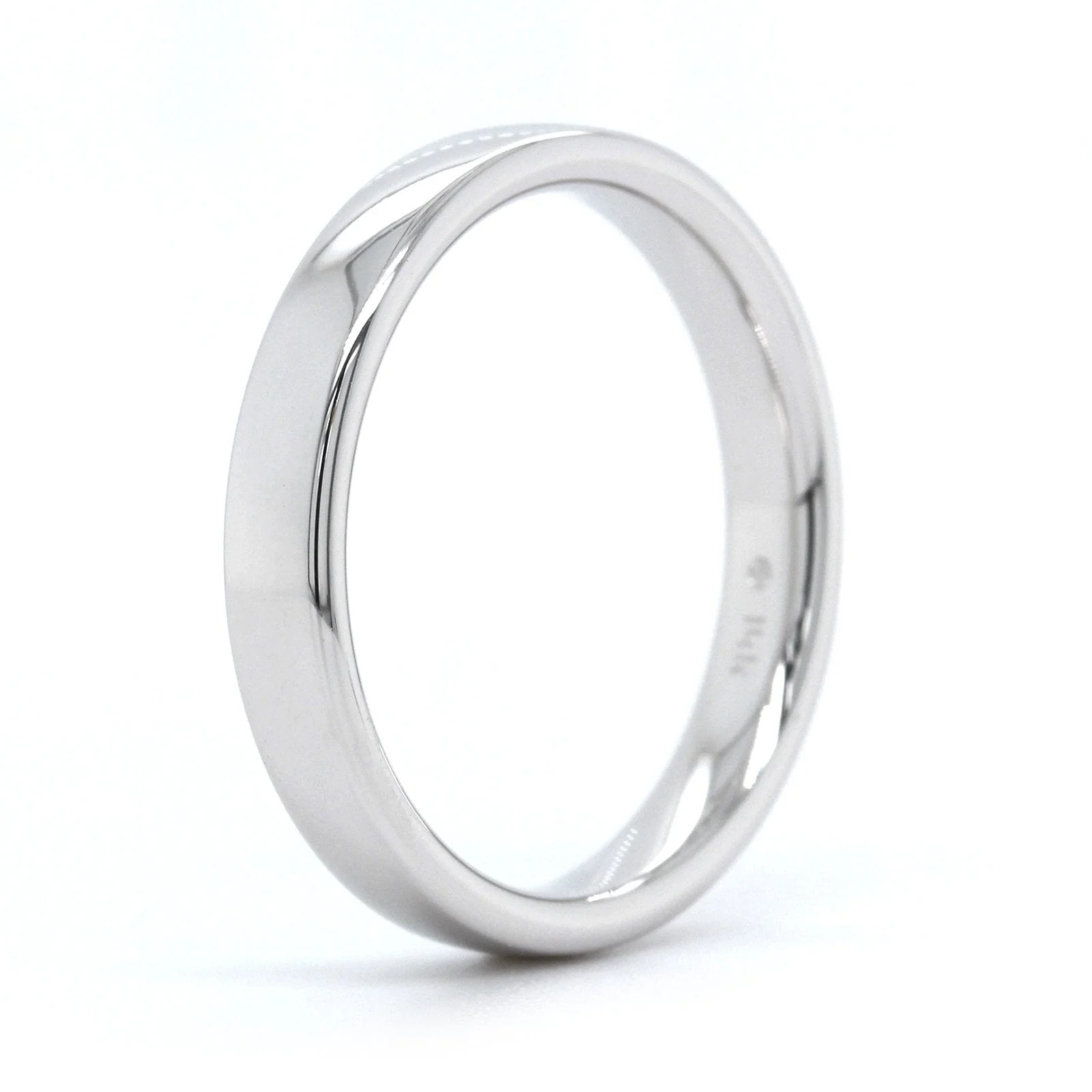 14K White Gold Polished Band - Image 2