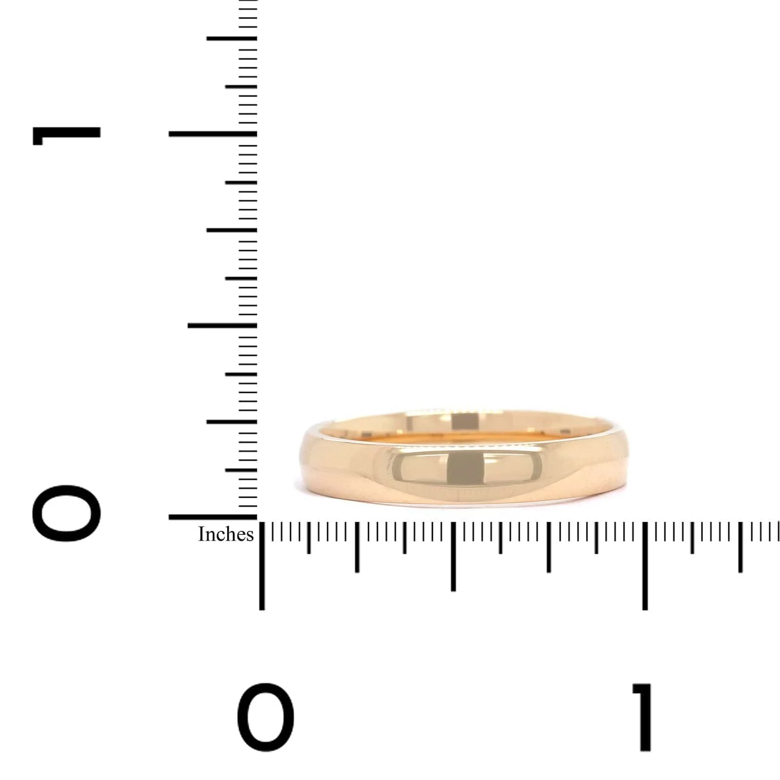 14K Yellow Gold Polished Band - Image 3
