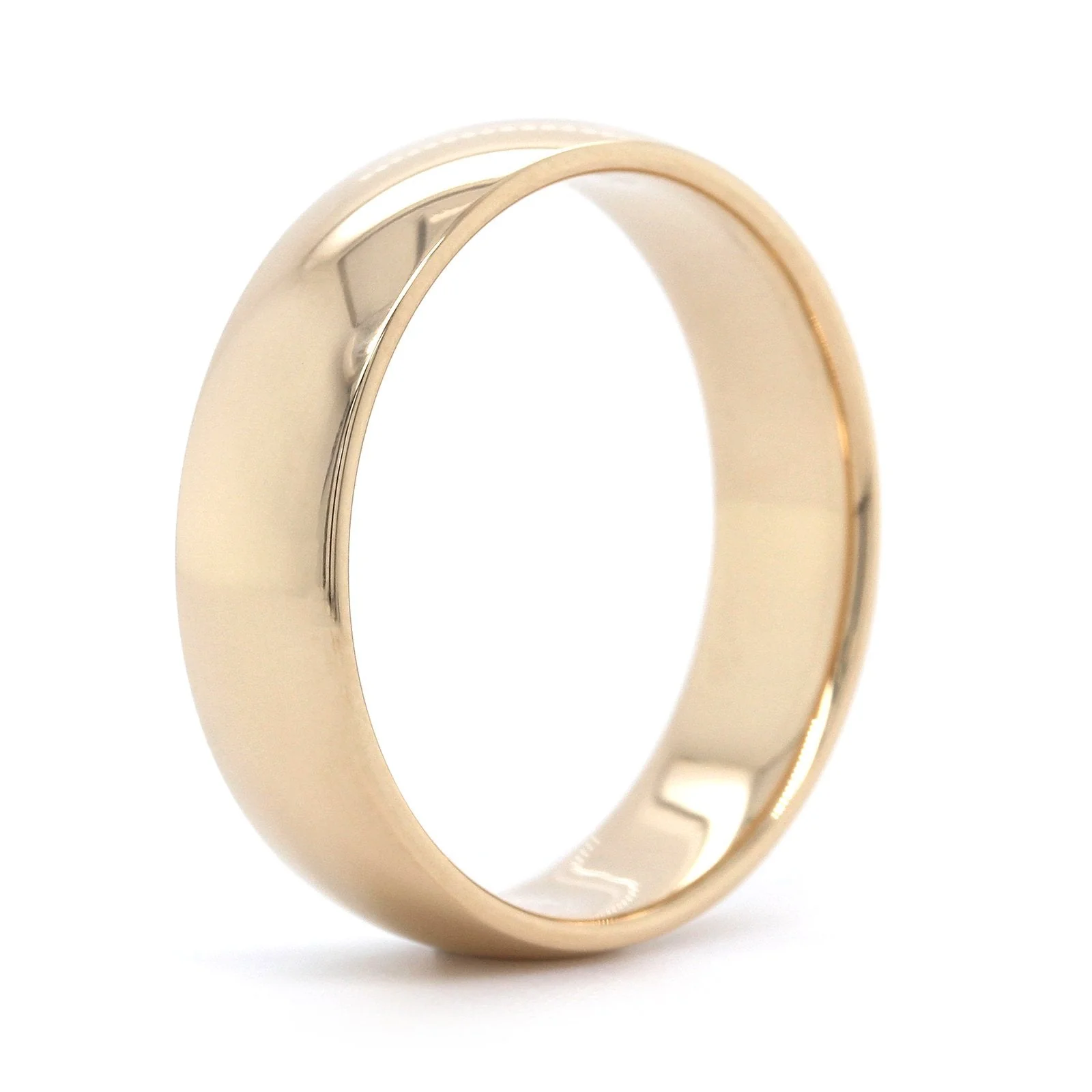 14K Yellow Gold Polished Band - Image 2