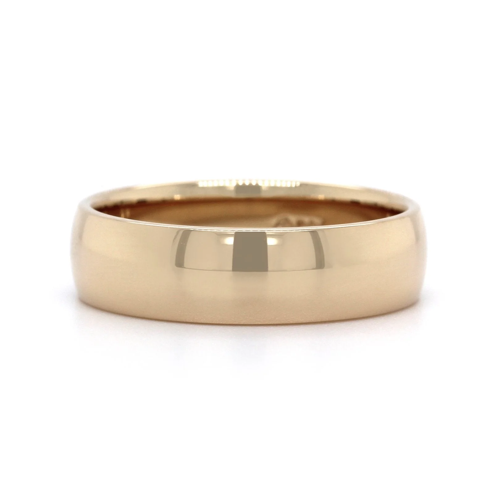 14K Yellow Gold Polished Band - Image 4