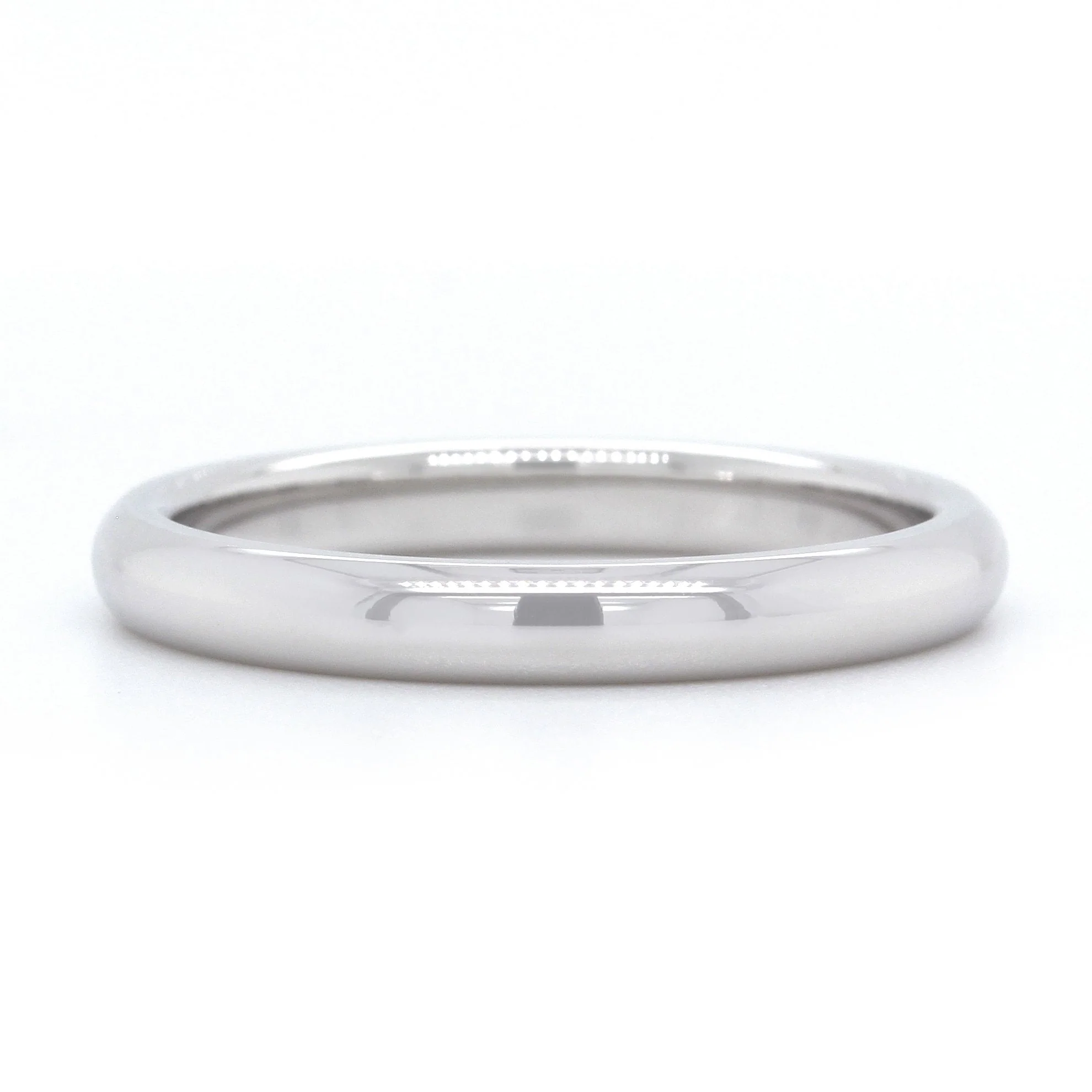 14K White Gold Polished Band