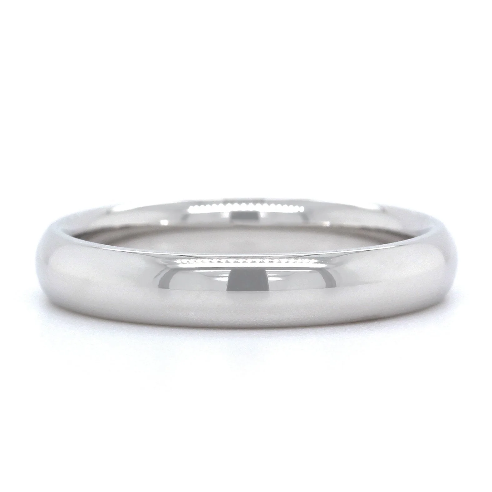 14K White Gold Polished Band - Image 4