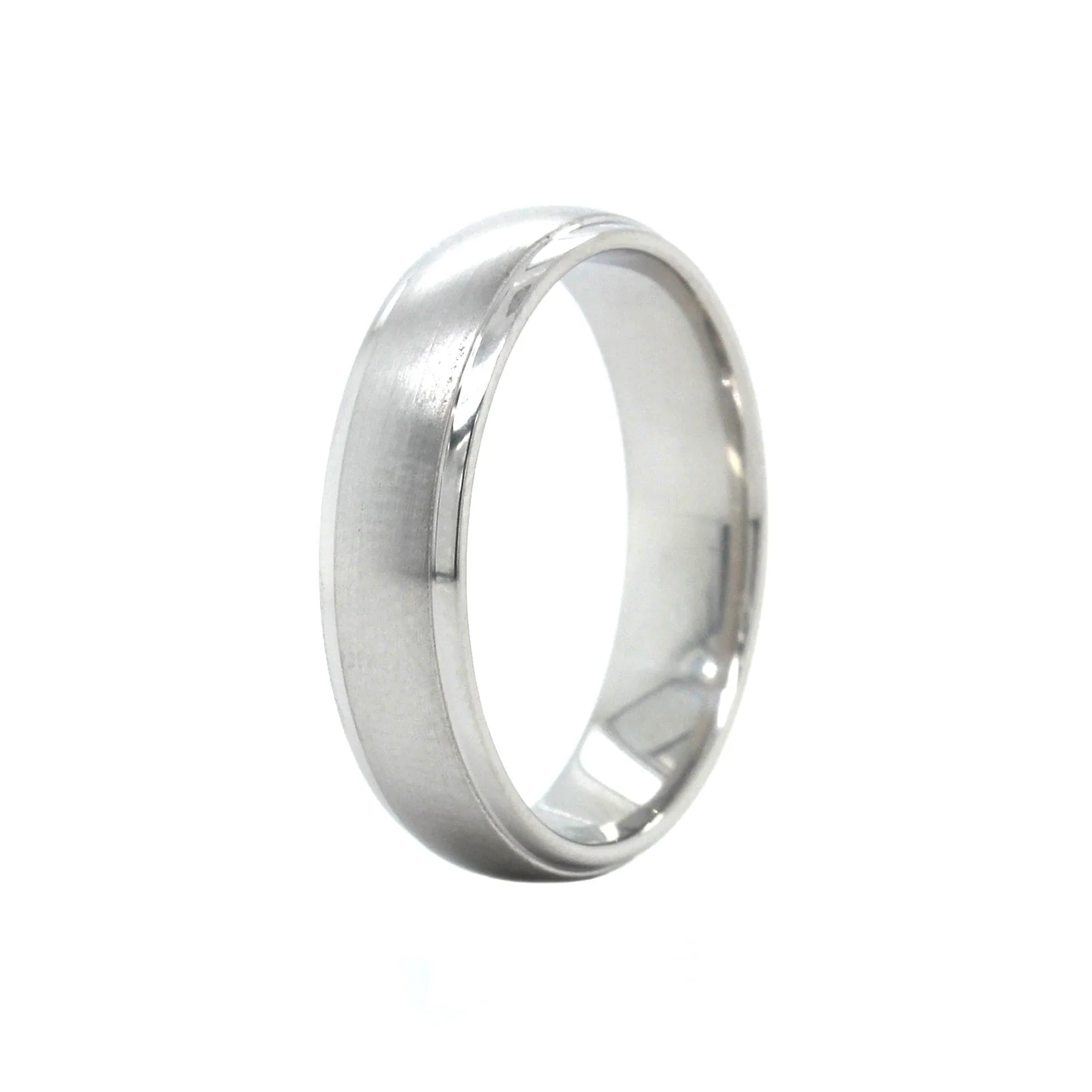 Platinum Polish with Satin Center Band - Image 2