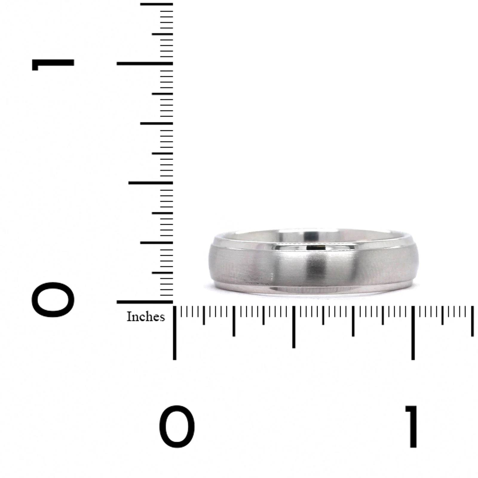 Platinum Polish with Satin Center Band - Image 3