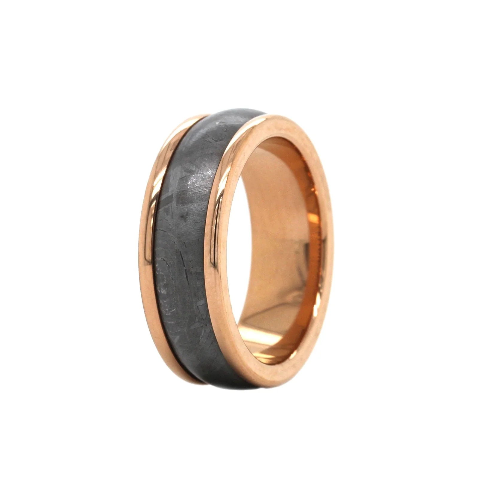 Tungsten and Rose Gold with Meteor Band - Image 2