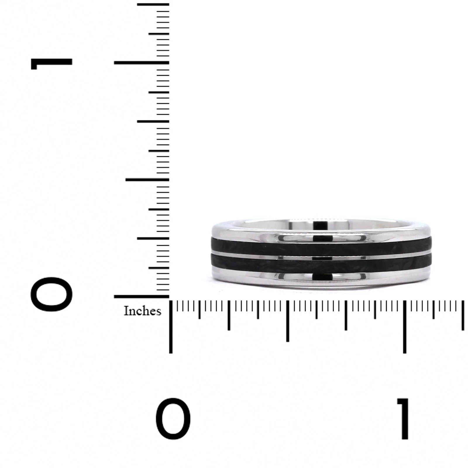 White Tungsten with Carbon Fiber and Titanium - Image 3