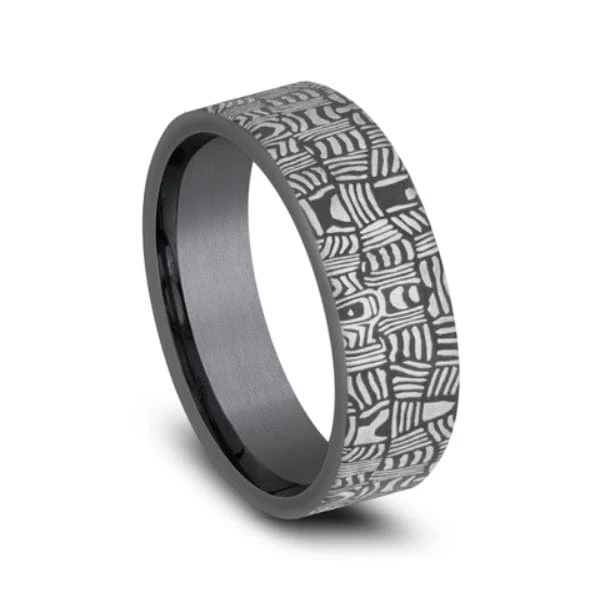 Tamascus Basket Weave Pattern Band - Image 3