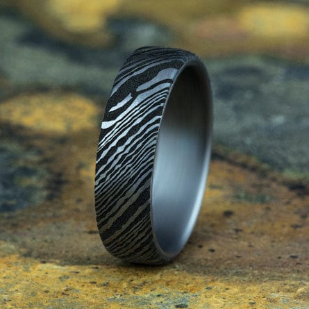 Tamascus Wood Grain Pattern Band - Image 2