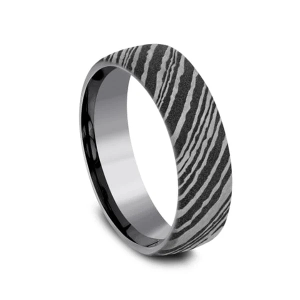 Tamascus Wood Grain Pattern Band - Image 3