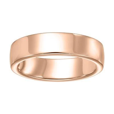 14K Rose Gold High Polish Band - Image 3