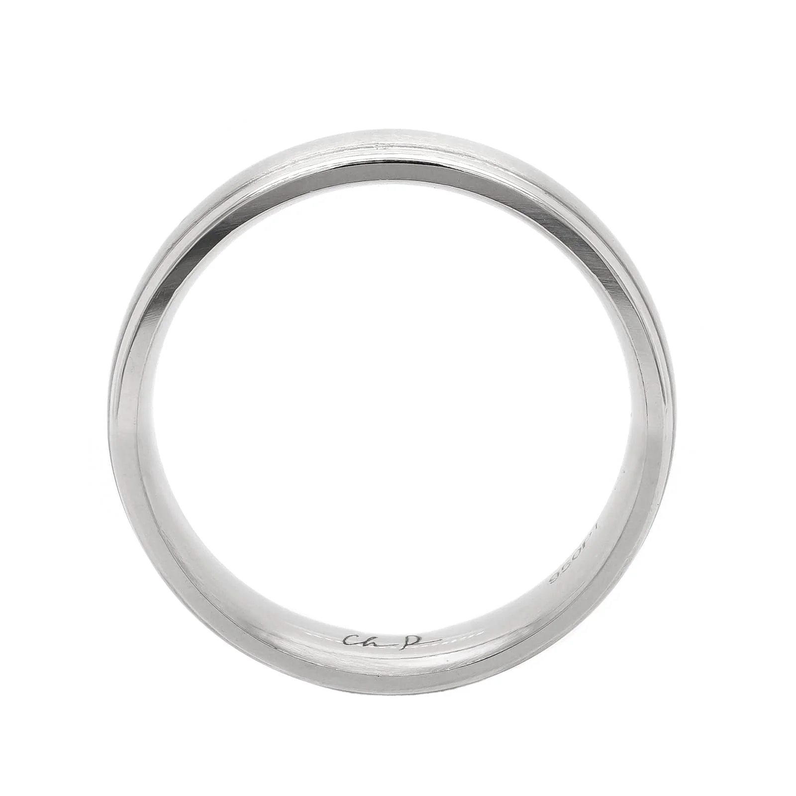 Platinum Matte and Medium Polished Band - Image 3