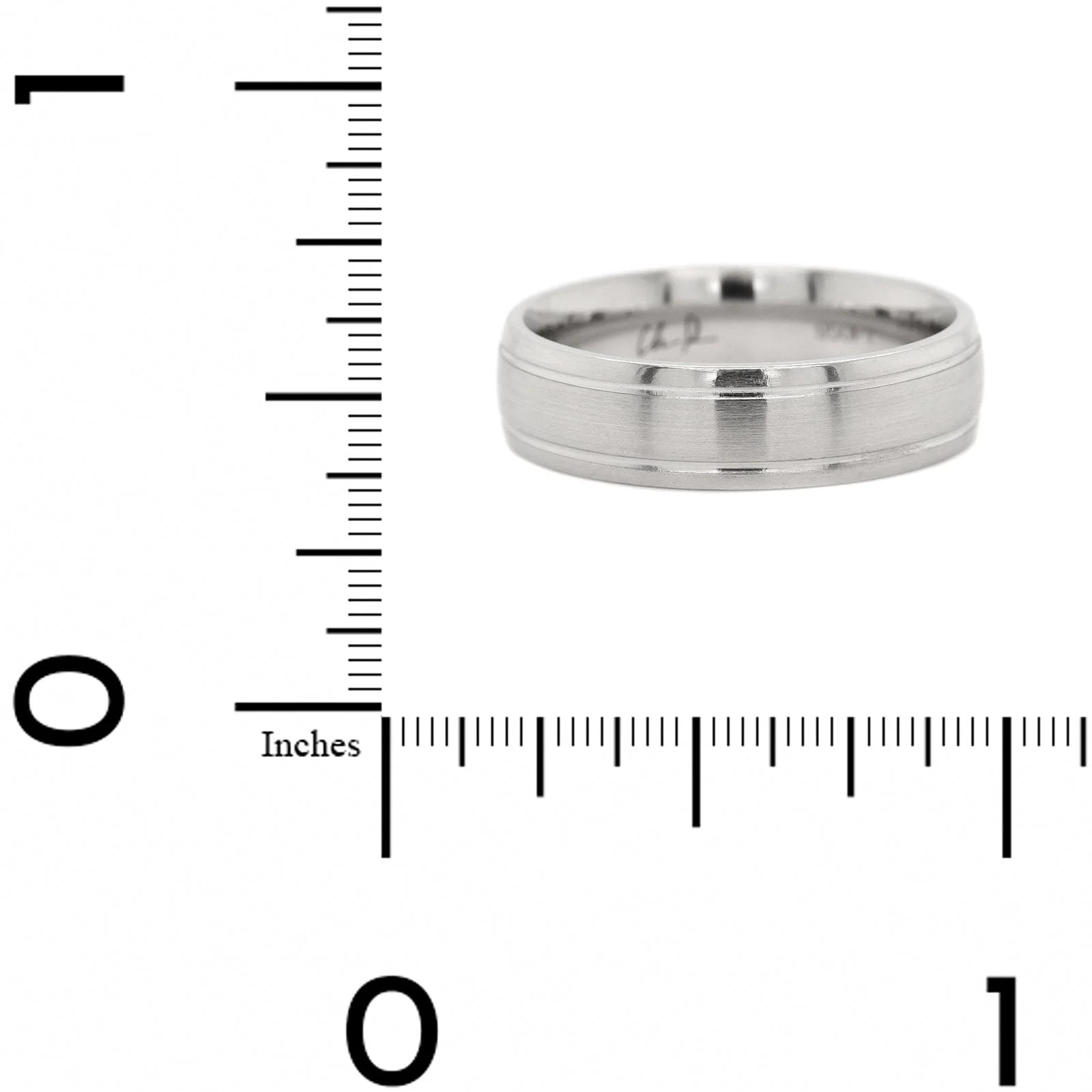 Platinum Matte and Medium Polished Band - Image 4