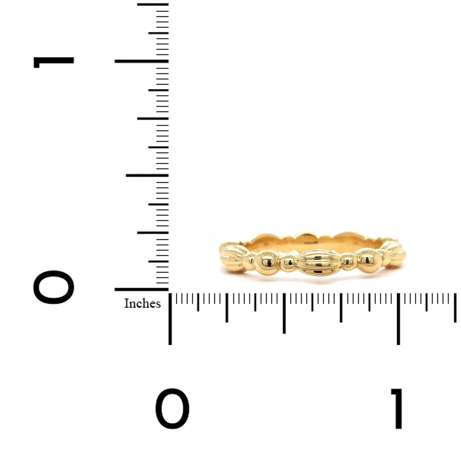 18K Yellow Gold Nutmeg Ring - Image 3